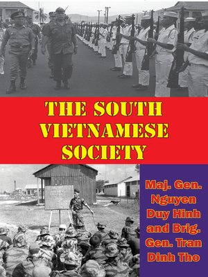 cover image of The South Vietnamese Society